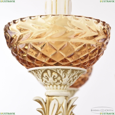 Люстра AL79101/8/250 B WMG P Amber/M-1F ★ Bohemia Ivele Crystal — купить в интернет магазине «Люстравик»☀