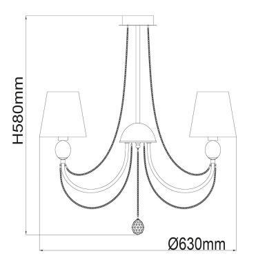 Подвесная люстра MW-Light Федерика 684010305 - купить в интернет-магазине ЛЮСТРАВИК
