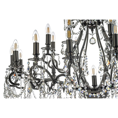 Подвесная люстра Dio D`arte Isola Nickel black Isola E 1.1.24.600 NB - купить в интернет-магазине ЛЮСТРАВИК
