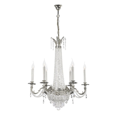 Подвесная люстра Dio D`arte Ancona Silver Ancona E 1.6.6.200 SB - купить в интернет-магазине ЛЮСТРАВИК