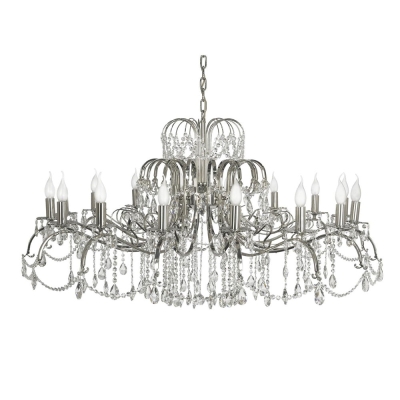 Подвесная люстра Dio D`arte Alessandria Nickel Alessandria E 1.1.L.16.200 N - купить в интернет-магазине ЛЮСТРАВИК