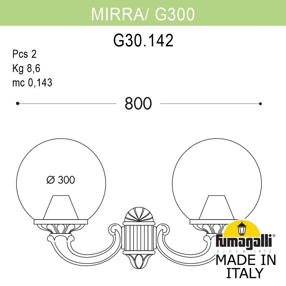 Светильник G30.142.000.AXF1R ★ Fumagalli — купить в интернет магазине ЛЮСТРАВИК☀