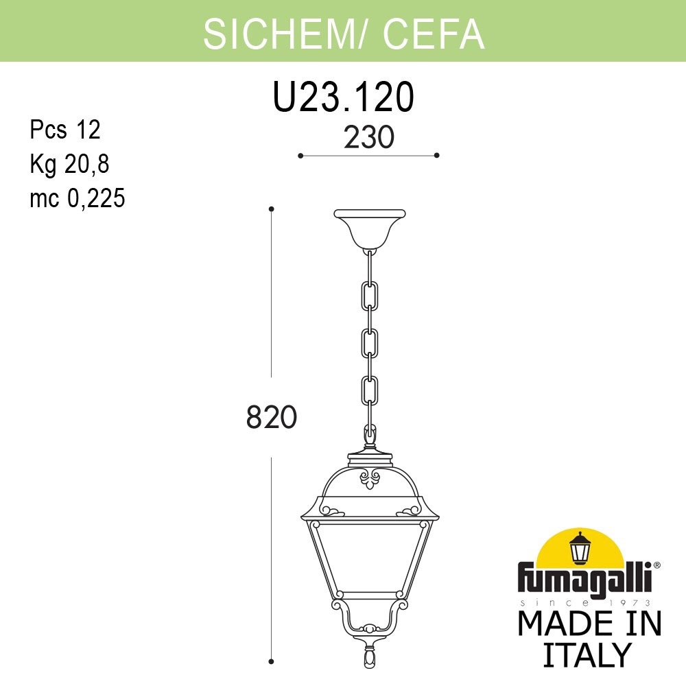 Светильник U23.120.000.AXF1R ★ Fumagalli — купить в интернет магазине ЛЮСТРАВИК☀
