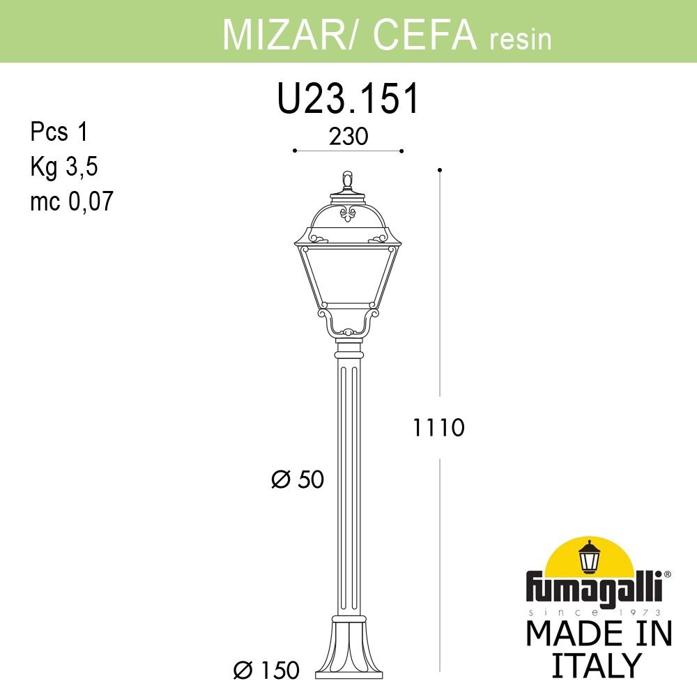 Светильник U23.151.000.WXF1R ★ Fumagalli — купить в интернет магазине ЛЮСТРАВИК☀