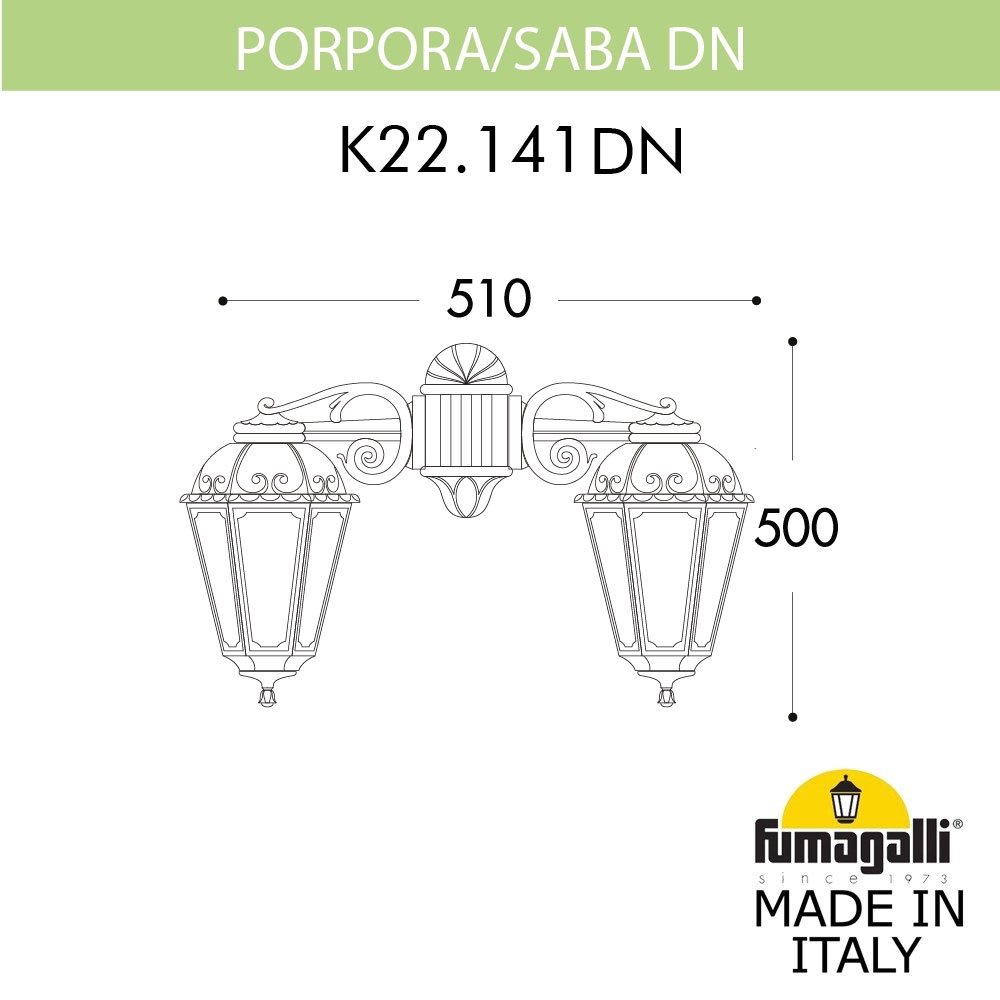 Светильник K22.141.000.AXF1RDN ★ Fumagalli — купить в интернет магазине ЛЮСТРАВИК☀
