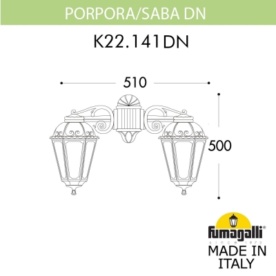 Светильник K22.141.000.AYF1RDN ★ Fumagalli — купить в интернет магазине ЛЮСТРАВИК☀