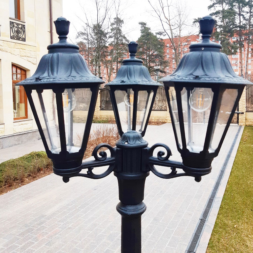 Фонарный Столб E26.156.S30.AXF1R ★ Fumagalli — купить в интернет магазине ЛЮСТРАВИК☀