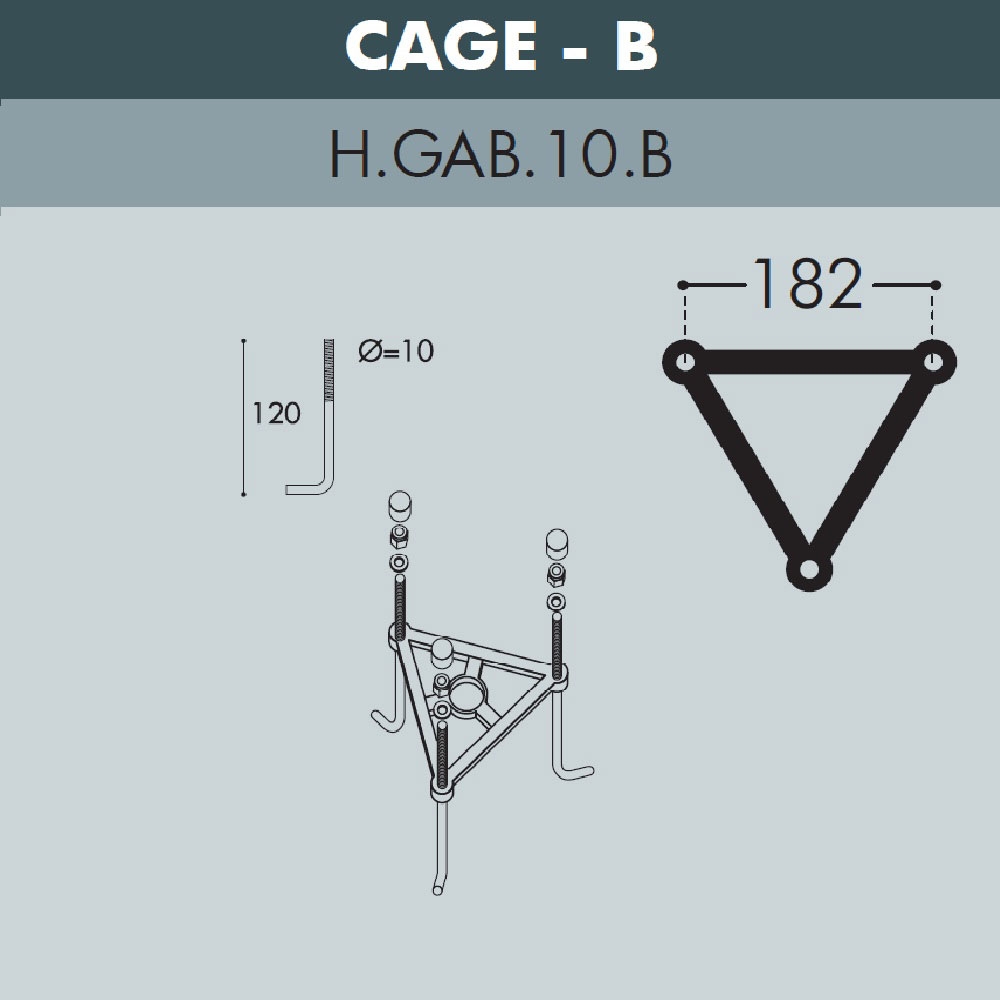 Фонарный Столб U23.156.S21.AXF1R ★ Fumagalli — купить в интернет магазине ЛЮСТРАВИК☀