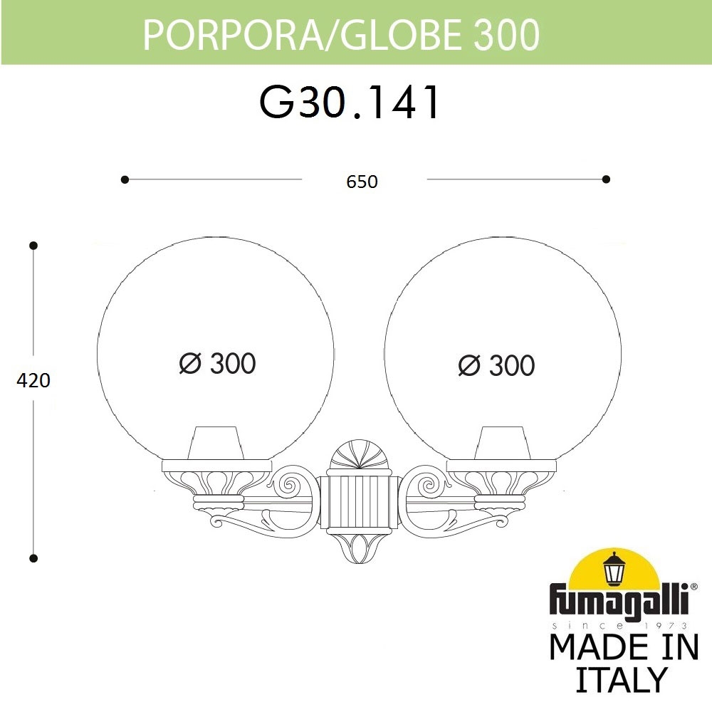 Светильник G30.141.000.AZF1R ★ Fumagalli — купить в интернет магазине ЛЮСТРАВИК☀