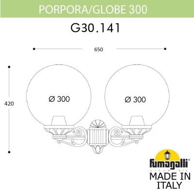 Светильник G30.141.000.AZF1R ★ Fumagalli — купить в интернет магазине ЛЮСТРАВИК☀