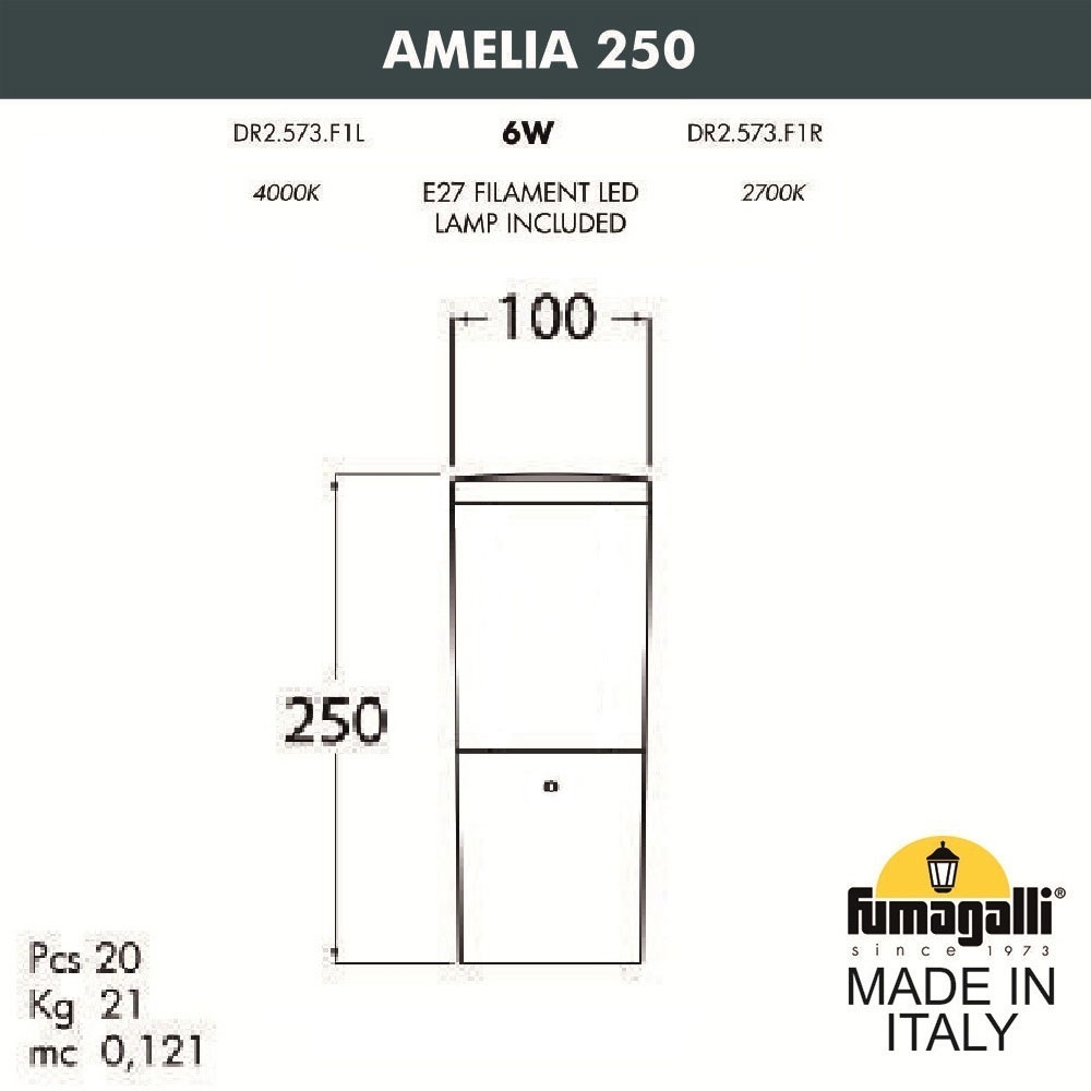 Светильник DR2.573.000.AYF1R ★ Fumagalli — купить в интернет магазине ЛЮСТРАВИК☀