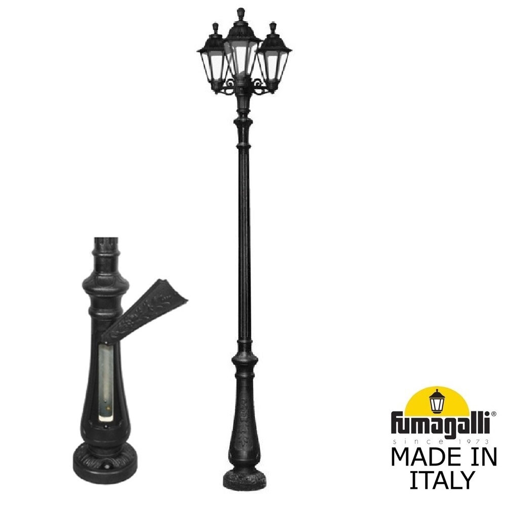 Парковый Фонарь E26.202.S30.AXF1R ★ Fumagalli — купить в интернет магазине ЛЮСТРАВИК☀