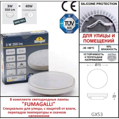 Светильник 2S2.000.000.LYG1L ★ Fumagalli — купить в интернет магазине ЛЮСТРАВИК☀