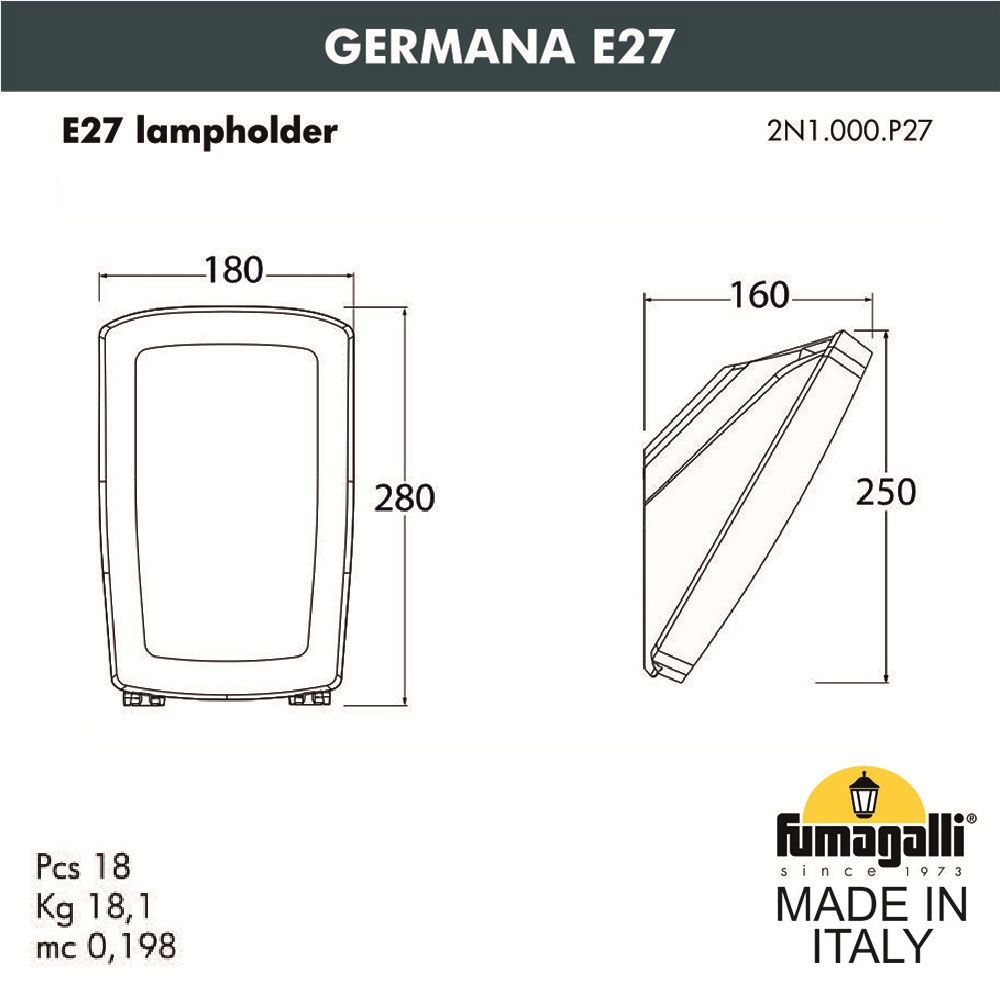 Светильник 2N1.000.000.LYF1R ★ Fumagalli — купить в интернет магазине ЛЮСТРАВИК☀
