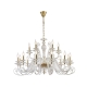 Люстру 8576+12/C gold polished ★ Newport — купить в интернет магазине ЛЮСТРАВИК☀