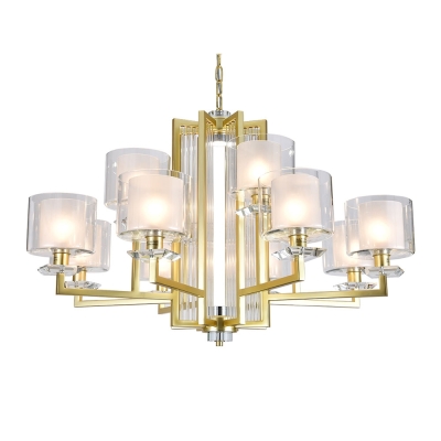 Люстру 4408+4/C mat.gold ★ Newport — купить в интернет магазине ЛЮСТРАВИК☀