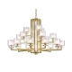Люстру 4412+6+3/C mat.gold ★ Newport — купить в интернет магазине ЛЮСТРАВИК☀