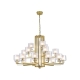 Люстру 4412+6+3/C mat.gold ★ Newport — купить в интернет магазине ЛЮСТРАВИК☀