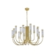 Люстру 4558+4+4/C mat.gold ★ Newport — купить в интернет магазине ЛЮСТРАВИК☀