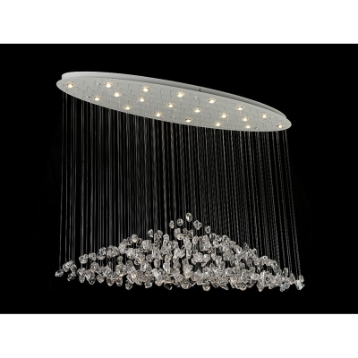 Люстру 8230/140 С oval white clear ★ Newport — купить в интернет магазине ЛЮСТРАВИК☀