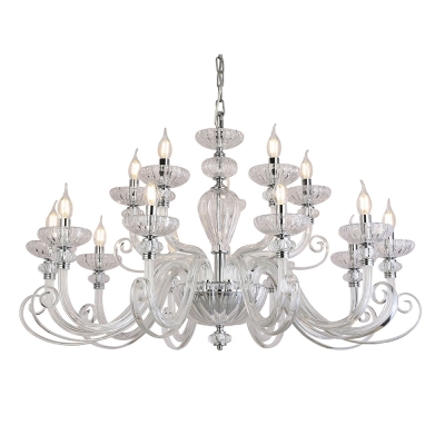 Люстру 8620+5/C chrome clear ★ Newport — купить в интернет магазине ЛЮСТРАВИК☀