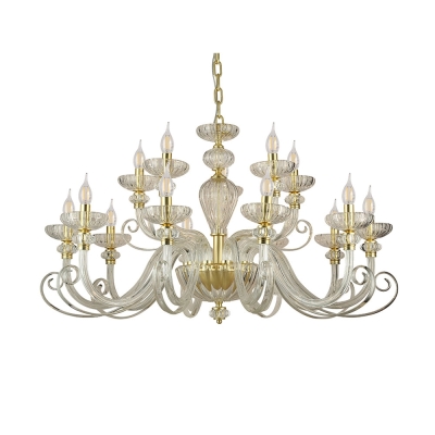 Люстру 8620+5/C mat.soft gold clear ★ Newport — купить в интернет магазине ЛЮСТРАВИК☀