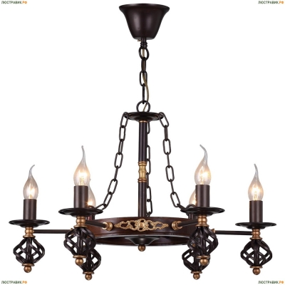 Люстра A4550LM-6CK ★Arte Lamp, Коричневый► — Купить▼