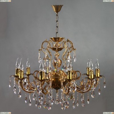 8888/10 AB Tear Drop Люстра хрустальная AMBIENTE by BRIZZI, серия: Alicante