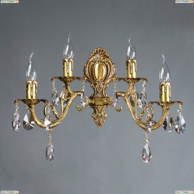 8888/2+2 AB Tear Drop Бра хрустальное AMBIENTE by BRIZZI, серия: Alicante