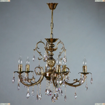 8888/5 PB Tear Drop Люстра хрустальная AMBIENTE by BRIZZI, серия: Alicante