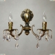 2226/2 PB Tear Drop Бра хрустальное AMBIENTE by BRIZZI, серия: Benisa