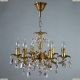 2226/6 AB Tear Drop Люстра хрустальная AMBIENTE by BRIZZI, серия: Benisa