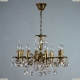2226/8 PB Tear Drop Люстра хрустальная AMBIENTE by BRIZZI, серия: Benisa