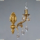 8828/1 AB Tear Drop Бра хрустальное AMBIENTE by BRIZZI, серия: Ferro