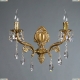 8828/2 AB Tear Drop Бра хрустальное AMBIENTE by BRIZZI, серия: Ferro