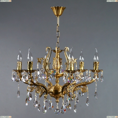 8828/6 AB Tear Drop Люстра хрустальная AMBIENTE by BRIZZI, серия: Ferro