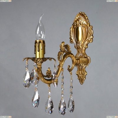 2118/1 AB Tear Drop Бра хрустальное AMBIENTE by BRIZZI, серия: Granada