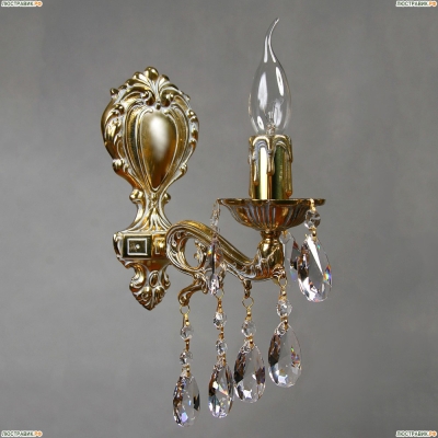 2128/1 WP Tear Drop Бра хрустальное AMBIENTE by BRIZZI, серия: Leon