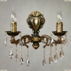 2128/2 PB Tear Drop Бра хрустальное AMBIENTE by BRIZZI, серия: Leon