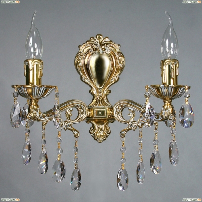 2128/2 WP Tear Drop Бра хрустальное AMBIENTE by BRIZZI, серия: Leon
