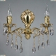 2128/2 WP Tear Drop Бра хрустальное AMBIENTE by BRIZZI, серия: Leon