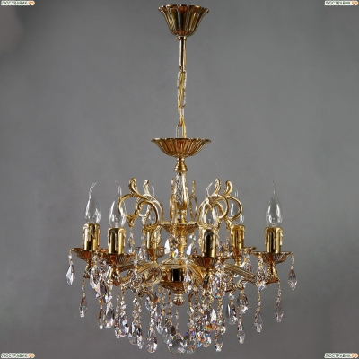2128/6 WP Tear Drop Люстра хрустальная AMBIENTE by BRIZZI, серия: Leon