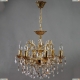 2128/6 WP Tear Drop Люстра хрустальная AMBIENTE by BRIZZI, серия: Leon