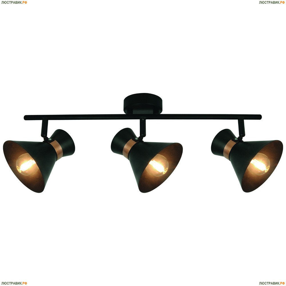 Спот A1406PL-3BK ★Arte Lamp, Черный► — Купить▼