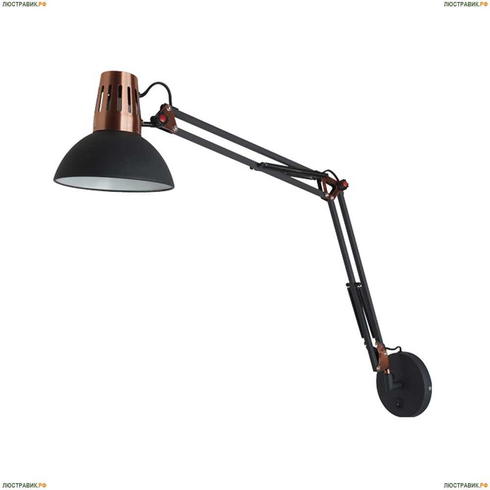 Бра 3318/1W ★Odeon Light, 1 x 60Вт☀, Медь► — Купить▼