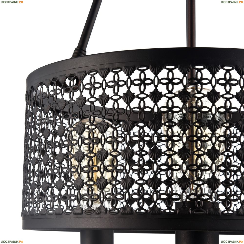 Люстра FR4166-PL-03C-BL ★Freya, 3 x 60Вт☀, Коричневый► — Купить▼