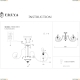 Люстра FR2020-CL-08-BZ ★Freya, 8 x 40Вт☀, Бронза► — Купить▼