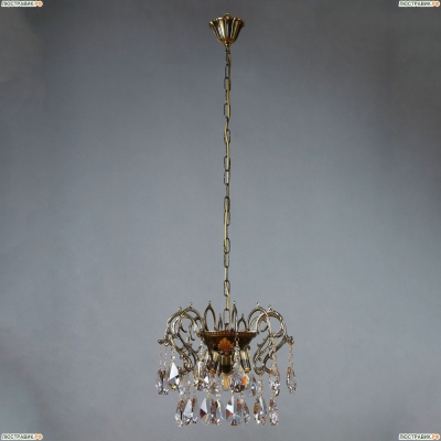 Люстра Ambiente by Brizzi Alicante 8888/3 CL PB Tear Drop - купить в интернет-магазине ЛЮСТРАВИК