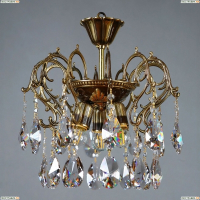 Люстра Ambiente by Brizzi Alicante 8888/3 PL PB Tear Drop - купить в интернет-магазине ЛЮСТРАВИК