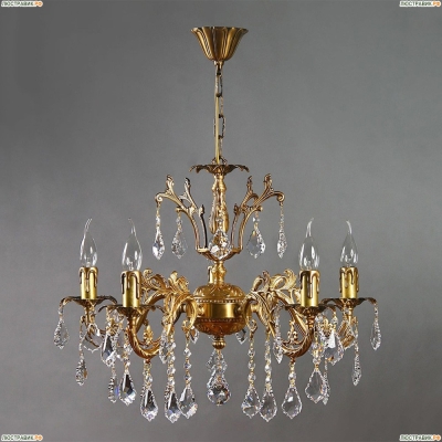 Люстра Ambiente by Brizzi Granada 2118/5 AB Leaf Crystal - купить в интернет-магазине ЛЮСТРАВИК